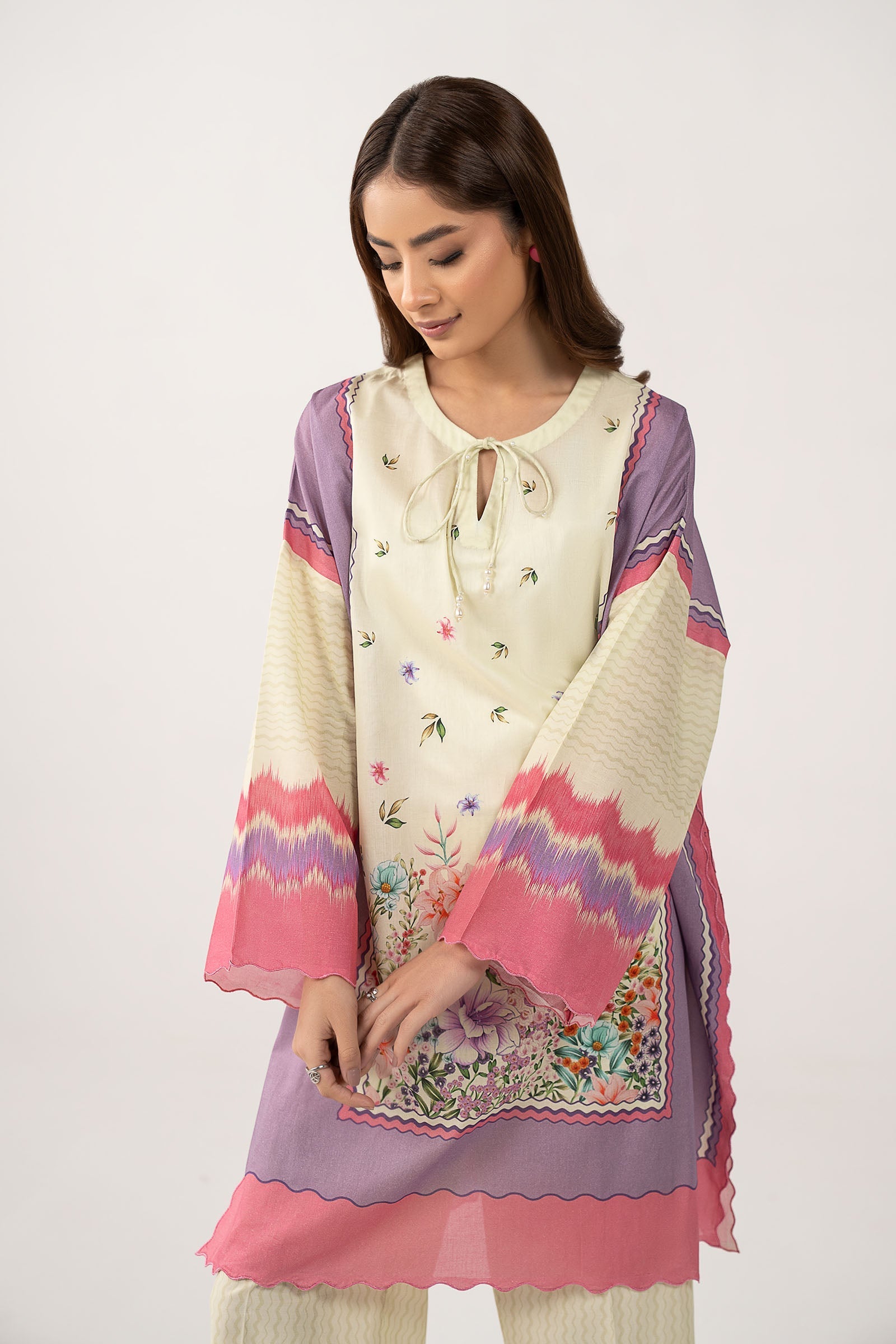 2 Pc Printed Lawn Suit