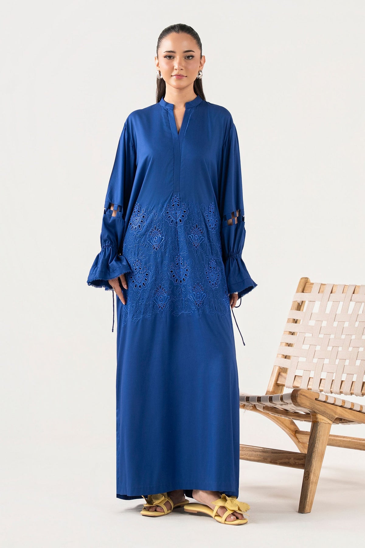 Embroidered Arabic Lawn Suit