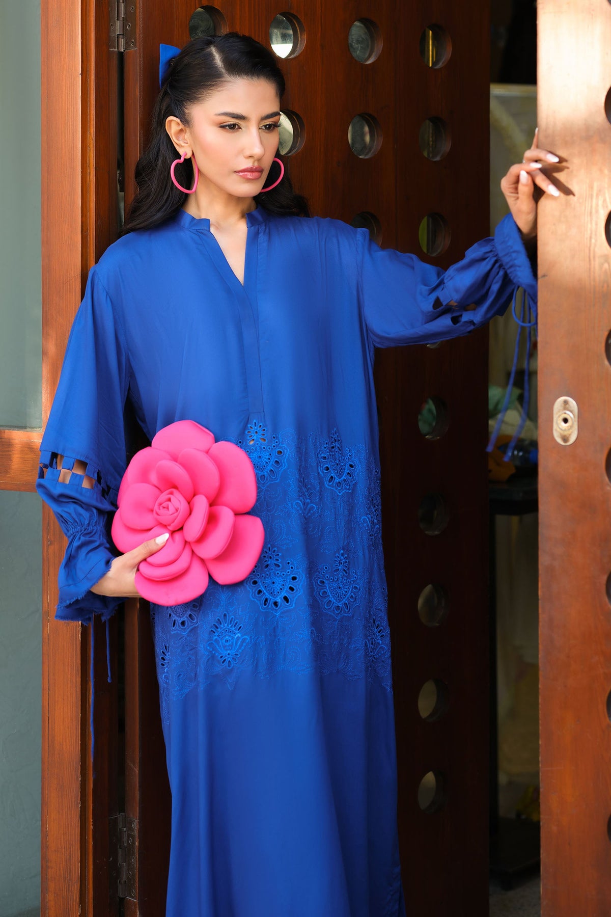 Embroidered Arabic Lawn Suit
