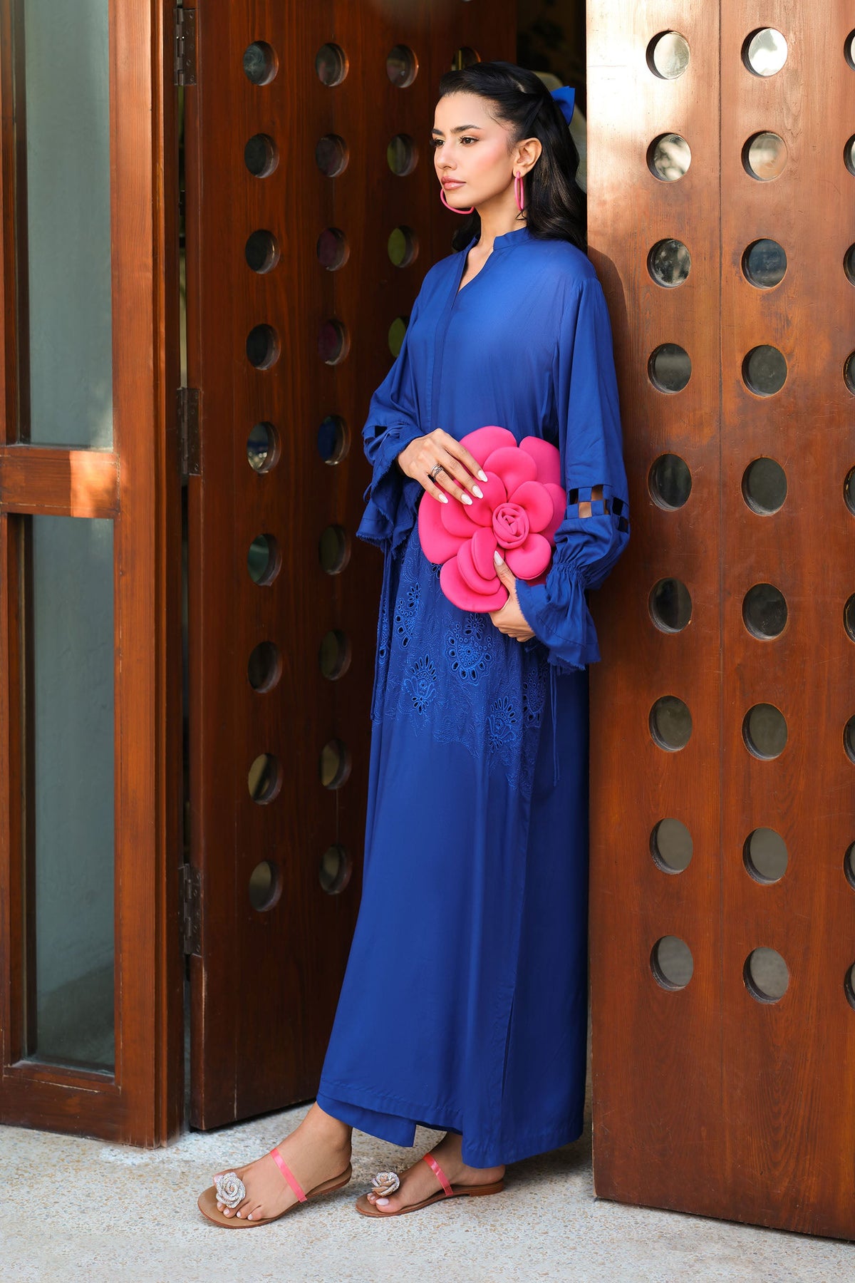 Embroidered Arabic Lawn Suit