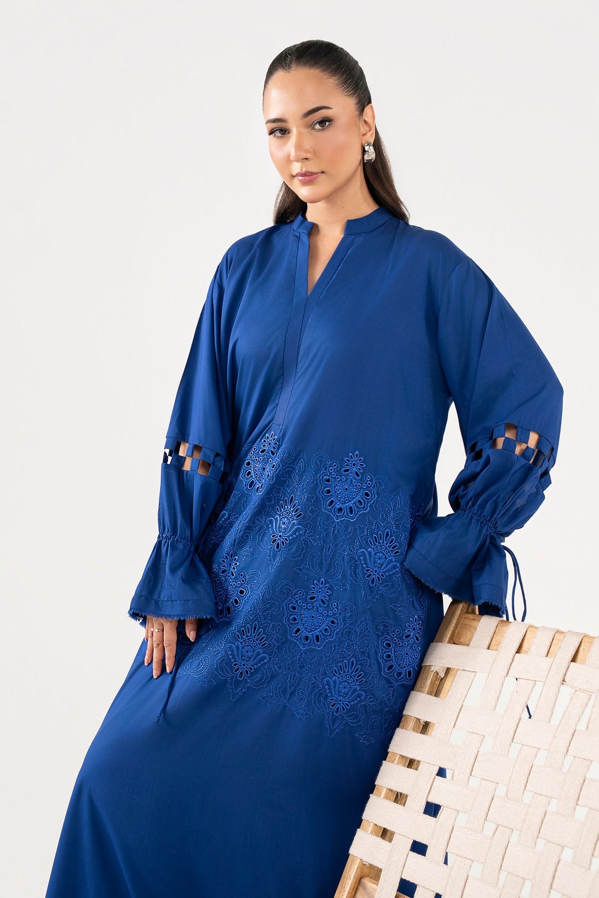 Embroidered Arabic Lawn Suit