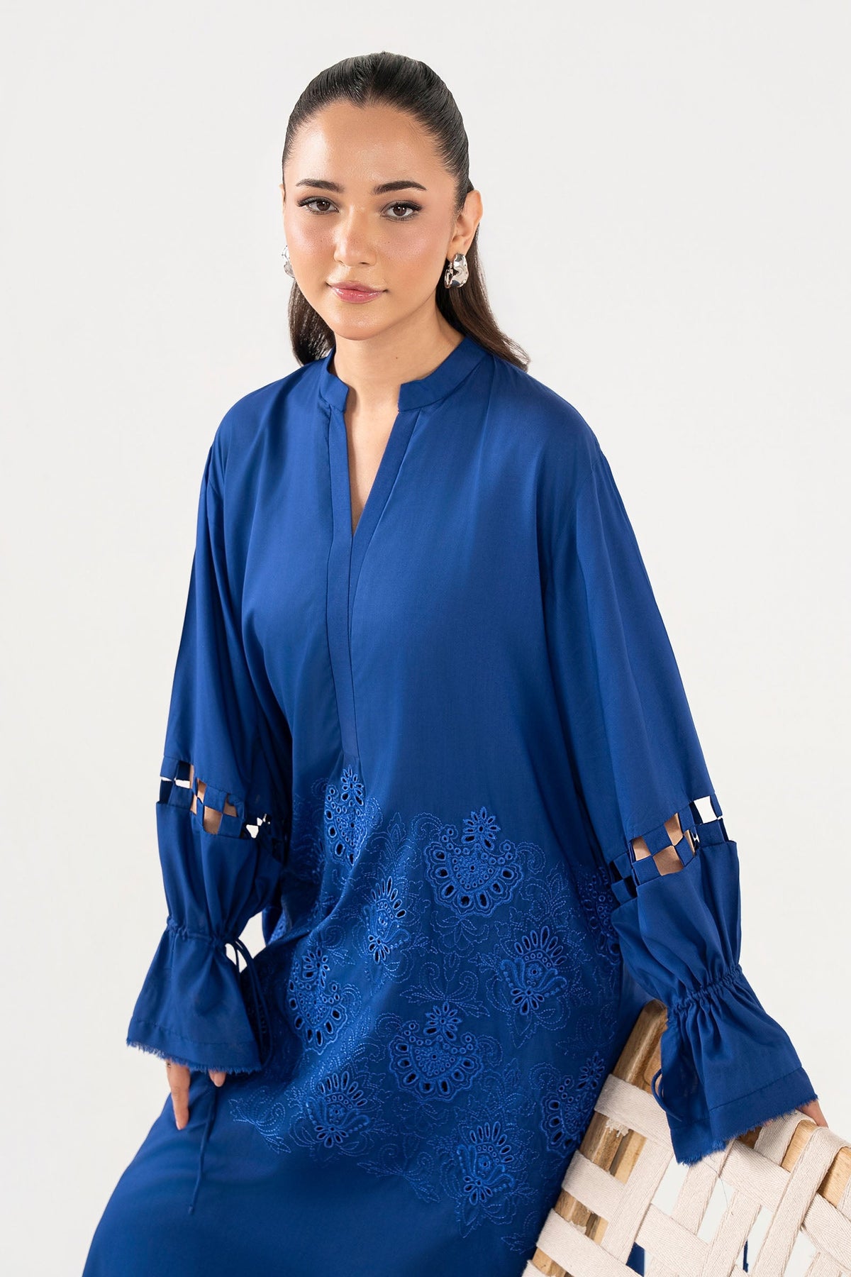 Embroidered Arabic Lawn Suit