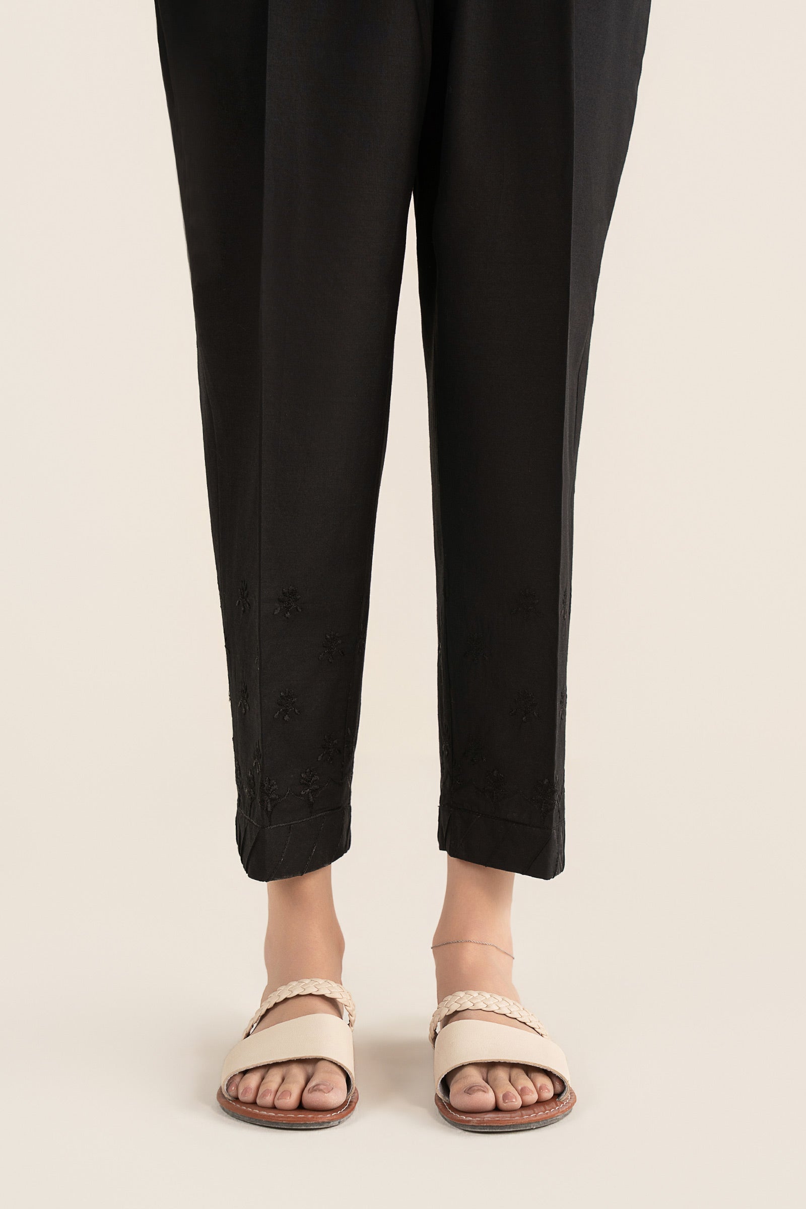 Embroidered Cambric Trouser