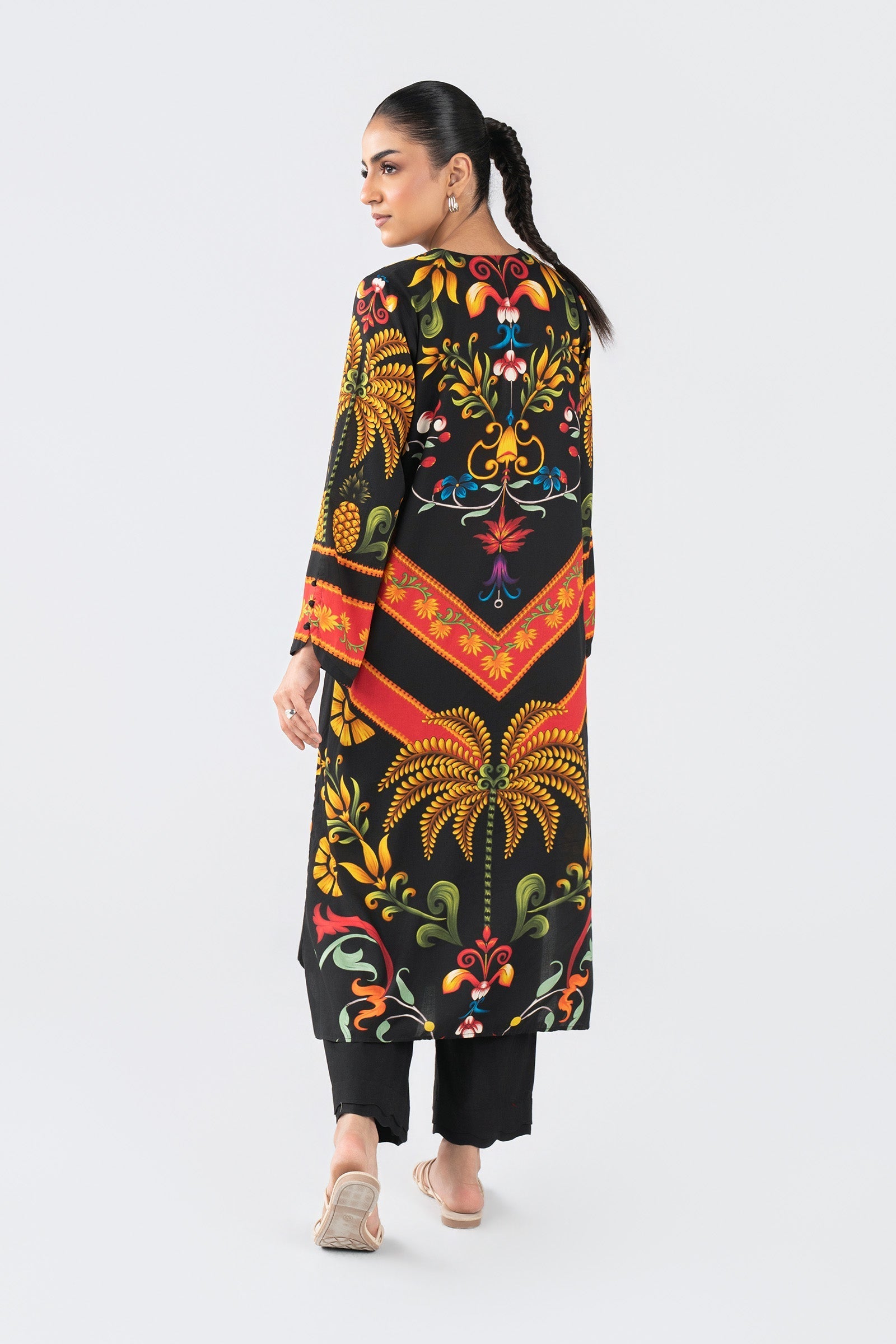 Printed Arabic Lawn Shirt