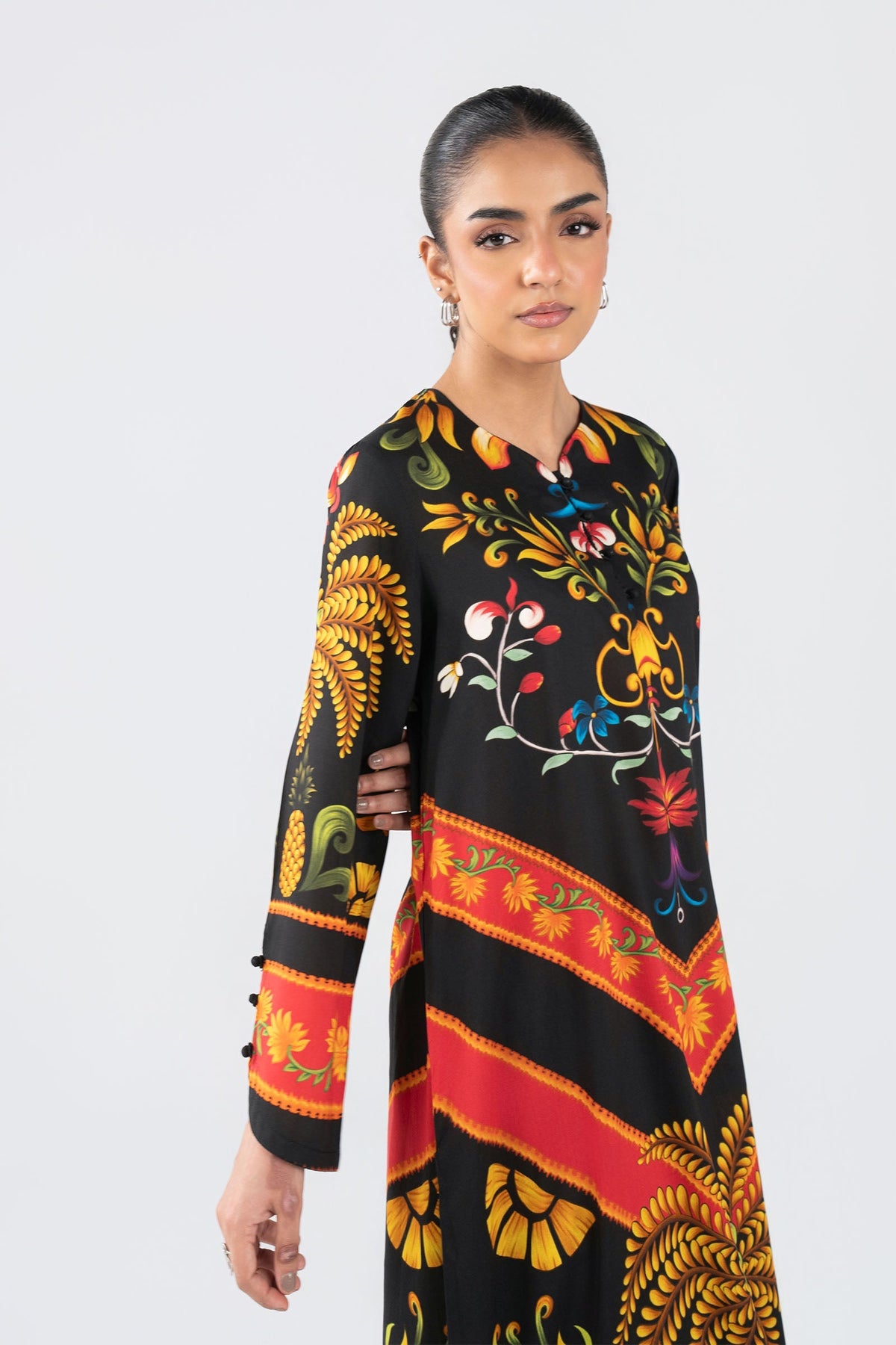 Printed Arabic Lawn Shirt