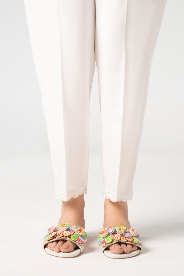 Embroidered Cambric Trouser