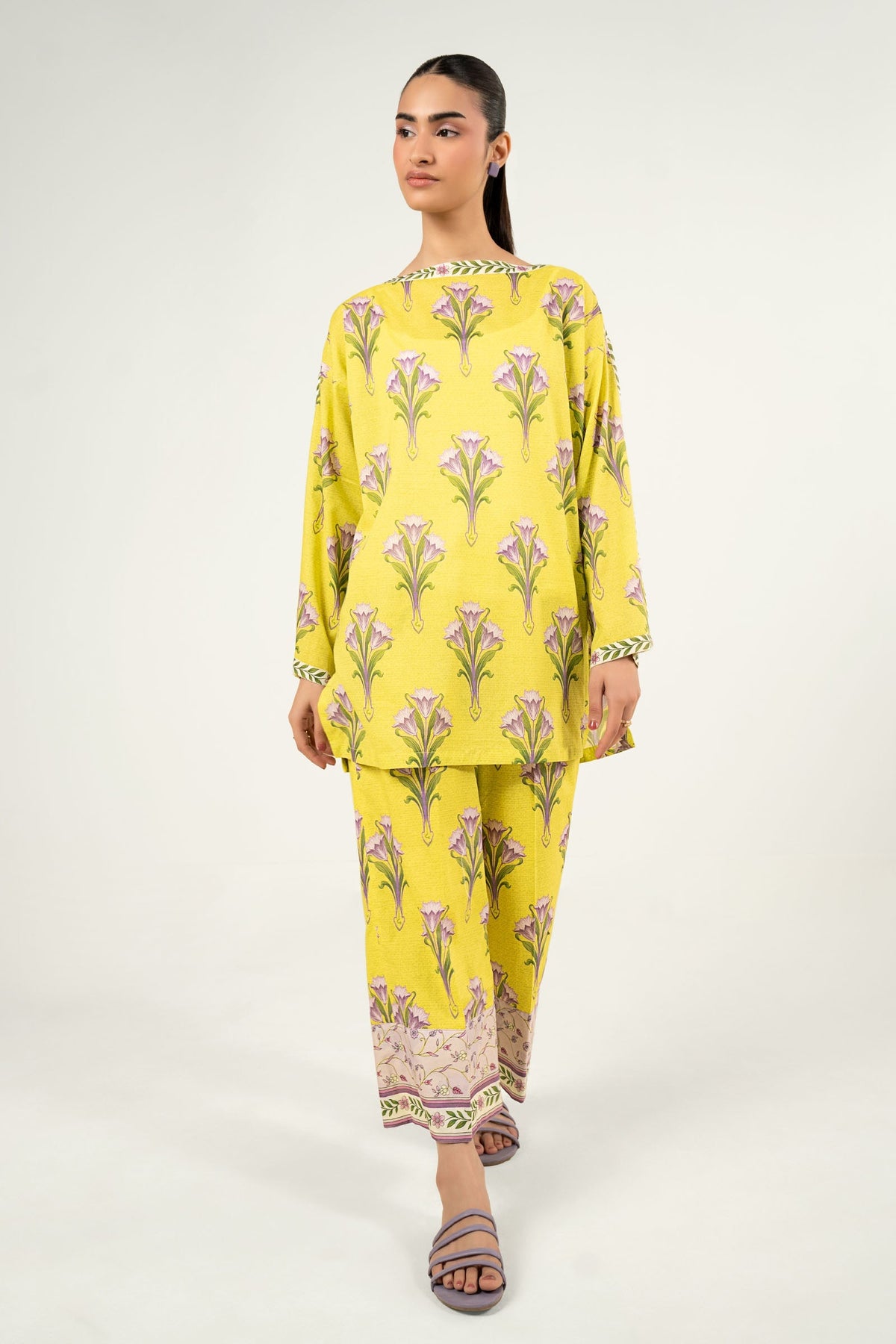 2 Pc Printed Lawn Suit
