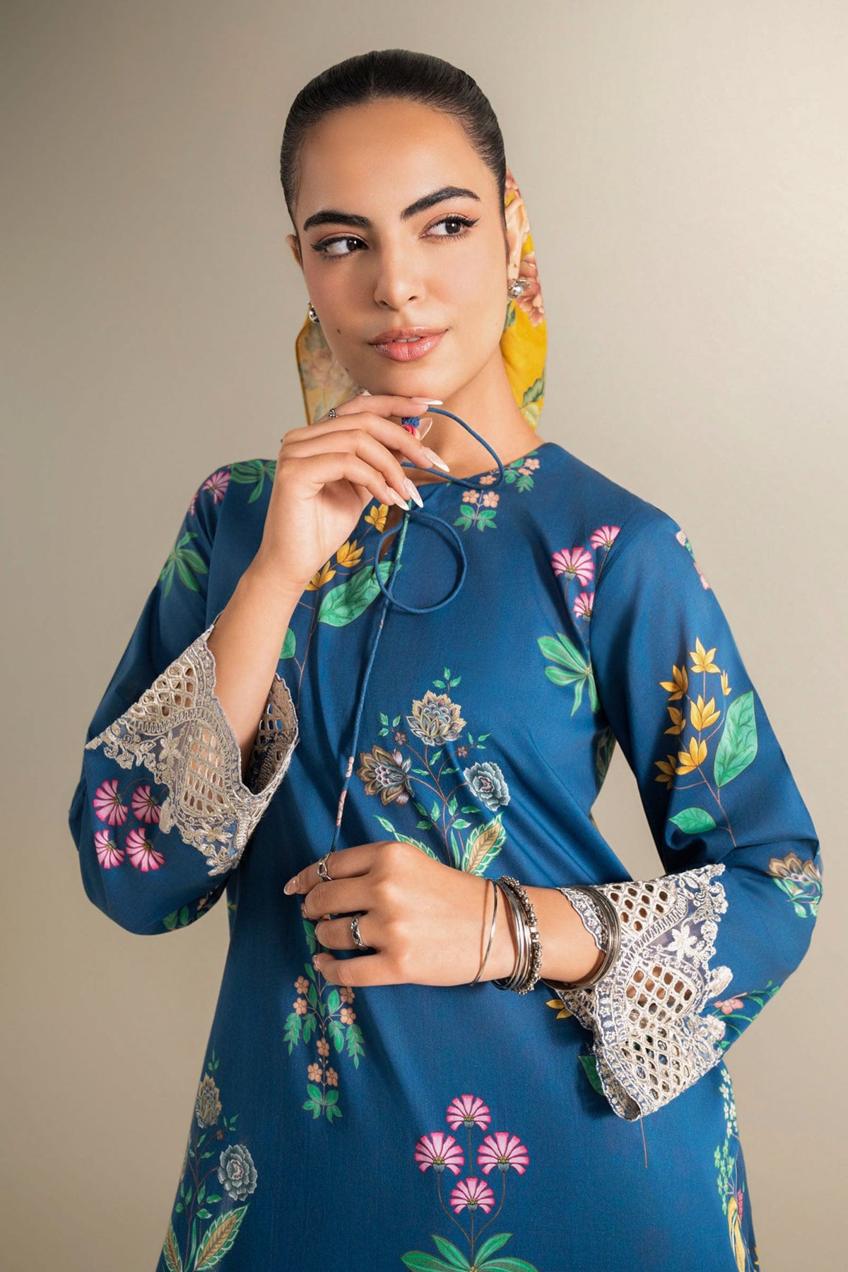 2 Pc Embroidered Lawn Suit