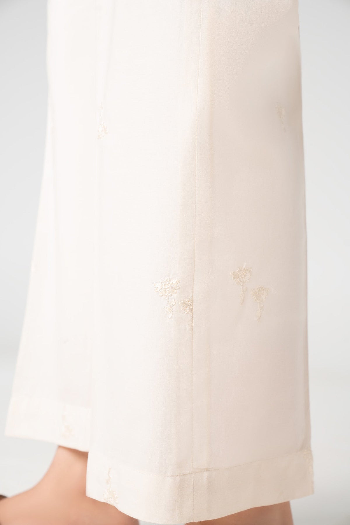 Embroidered Cambric Trouser