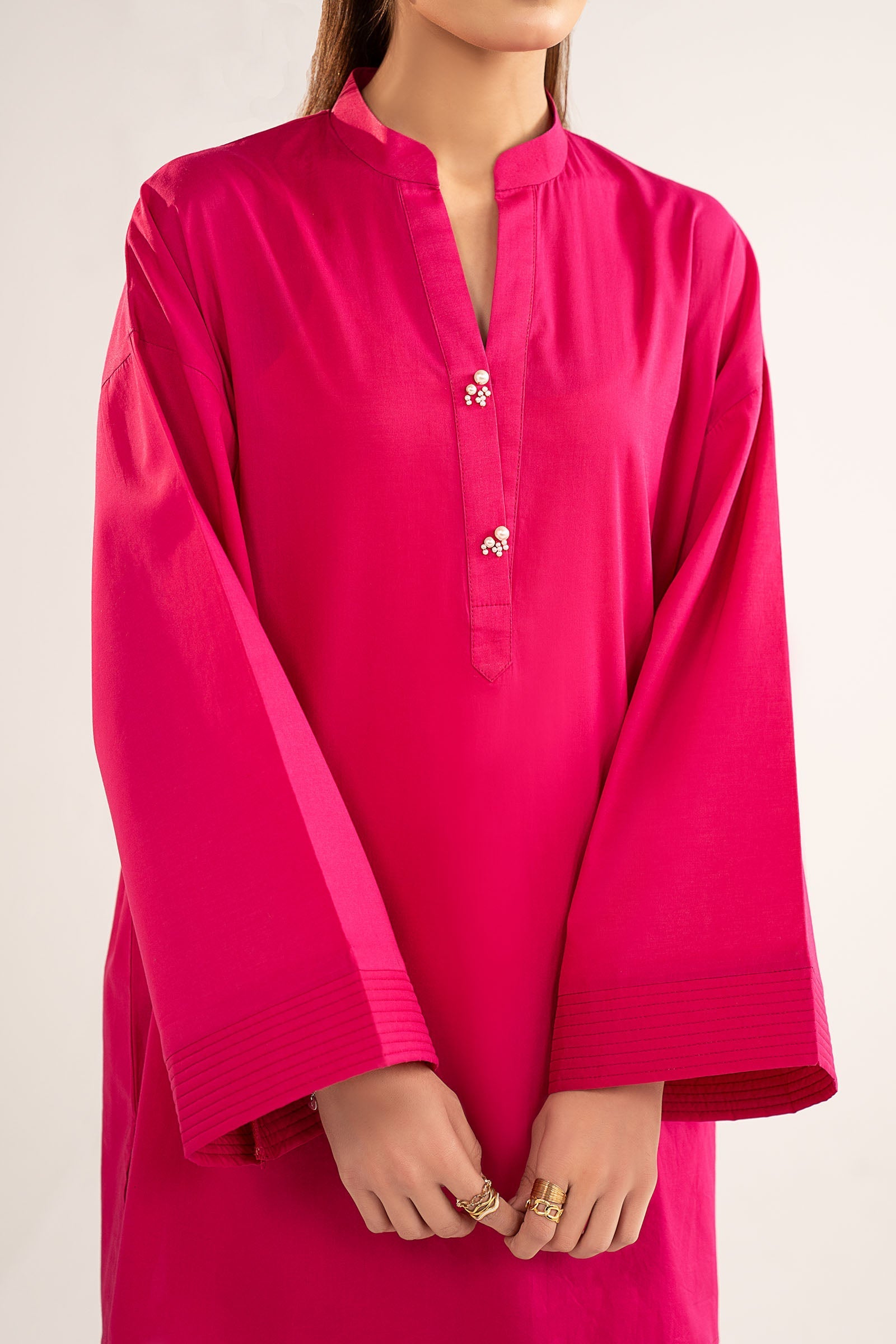 2 Pc Dyed Lawn Suit