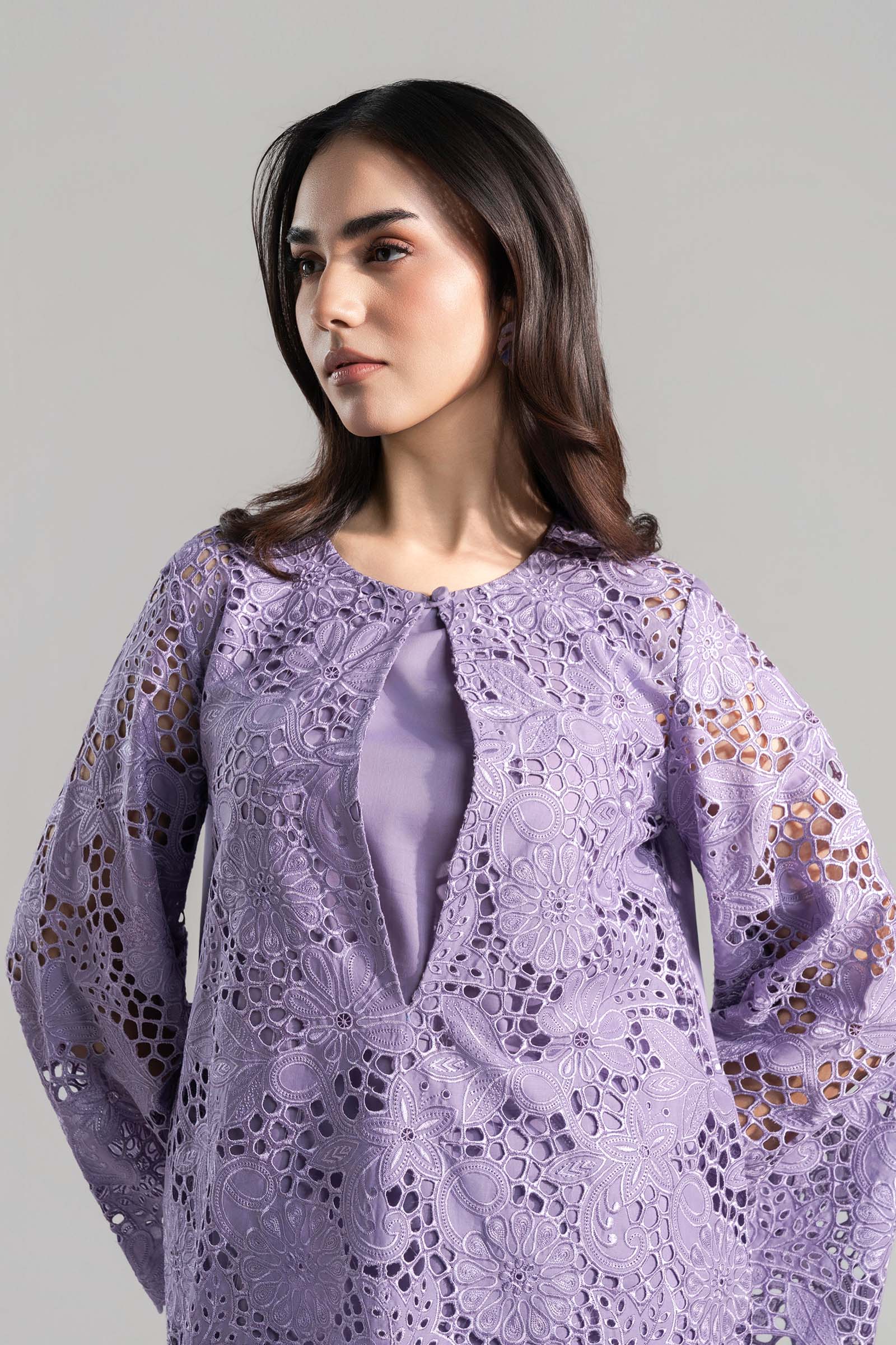 2 Pc Embroidered Lawn Suit