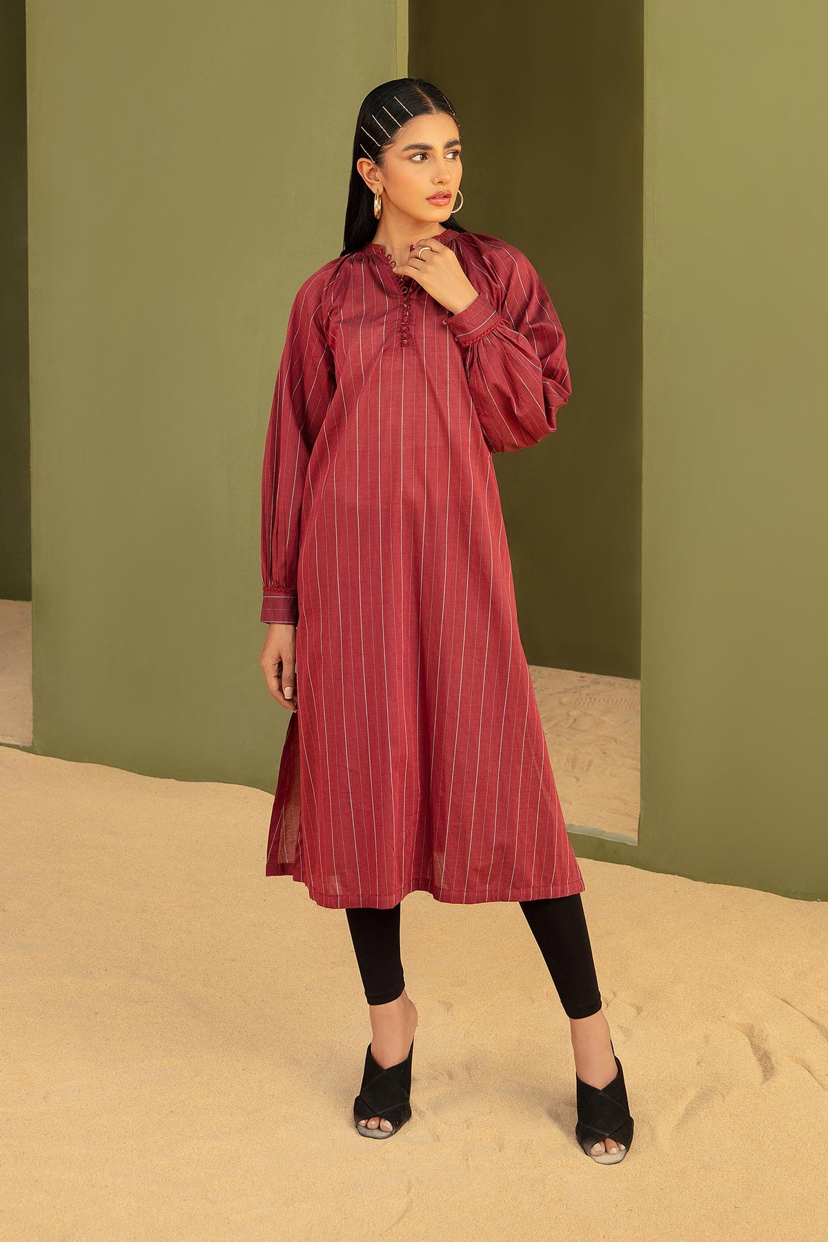 Shirt Maroon