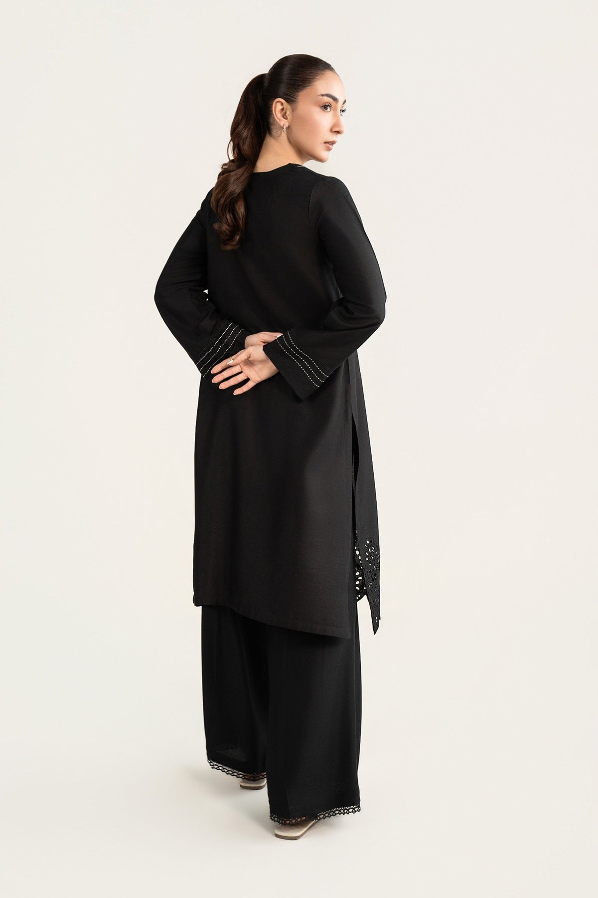Embroidered Arabic Lawn Shirt