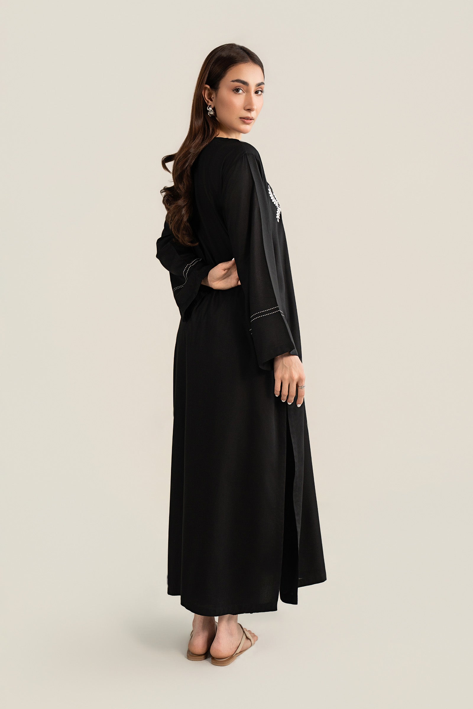 Embroidered Arabic Lawn Shirt