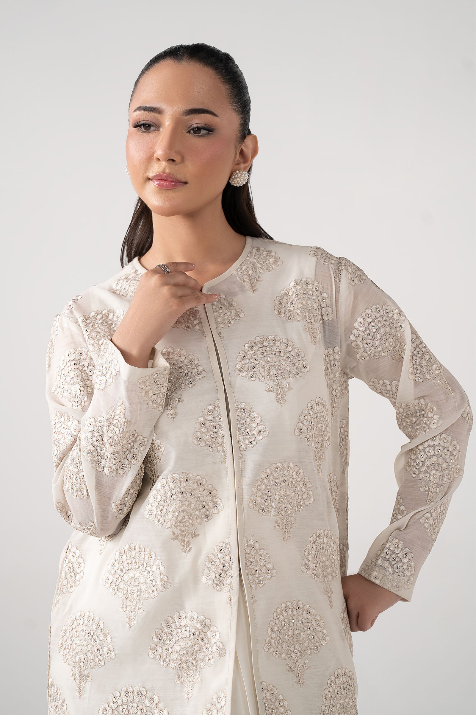 3 Piece Paper Lawn Suit
