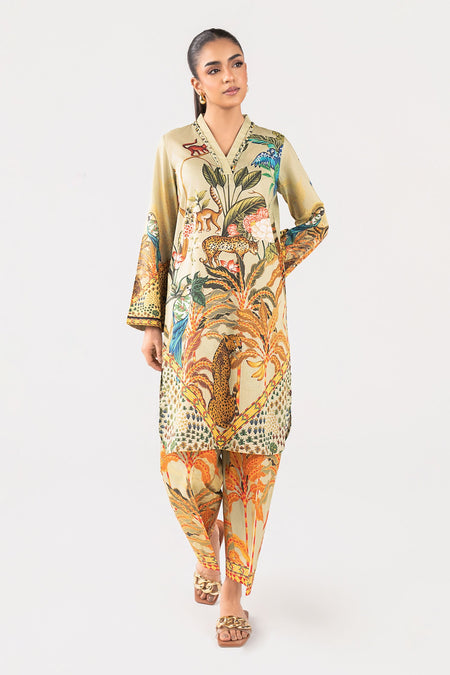 2 Pc Printed Lawn Suit