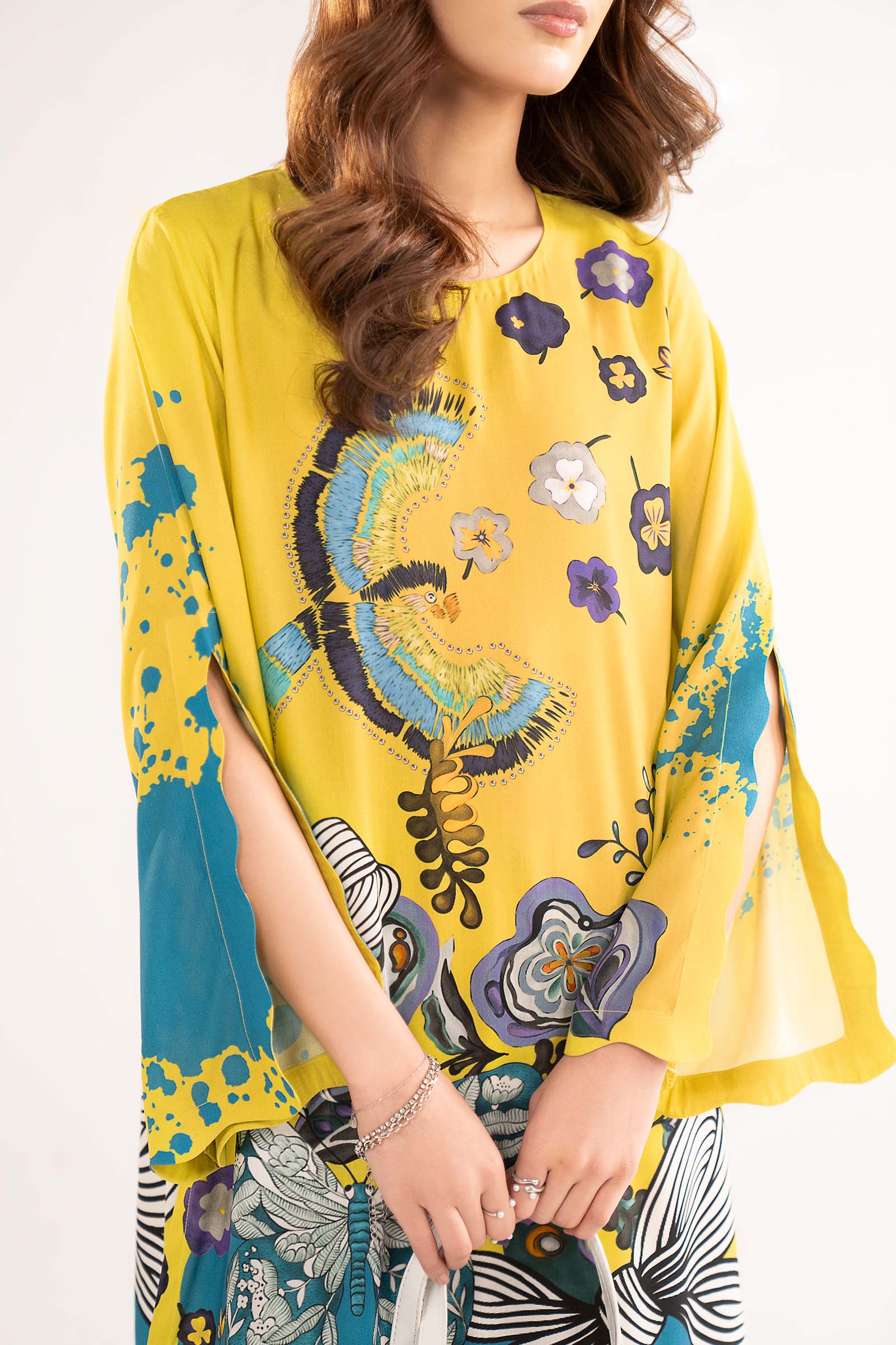 2 Pc Printed Arabic Lawn Suit
