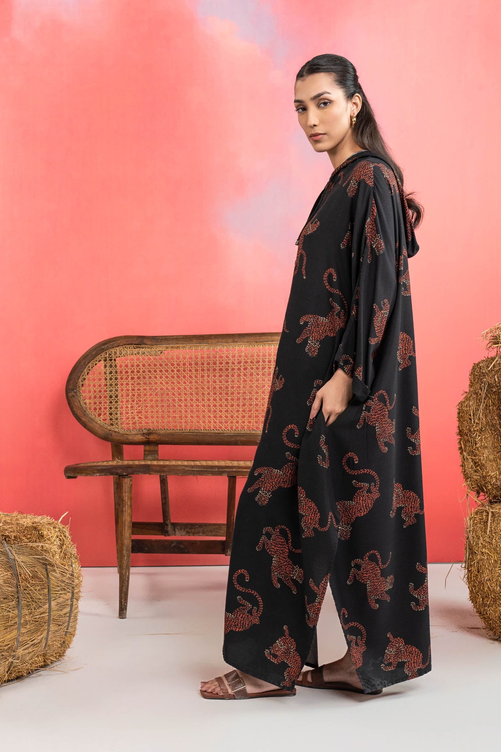 Printed Linen Tunic