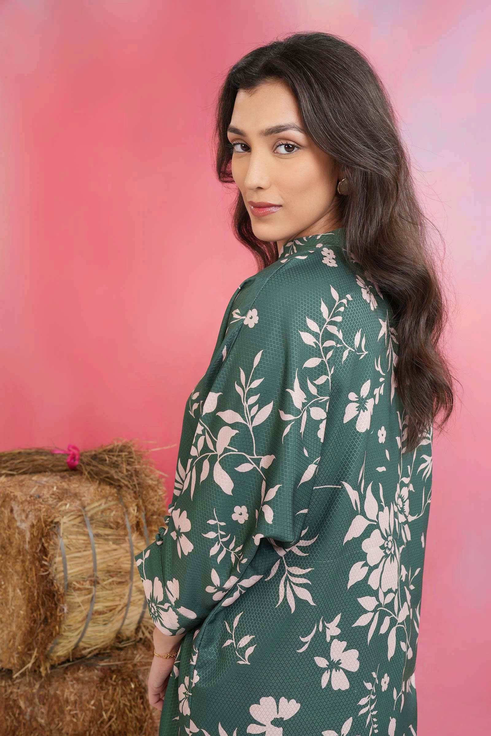 2 Pc Printed Dobby Viscose Suit