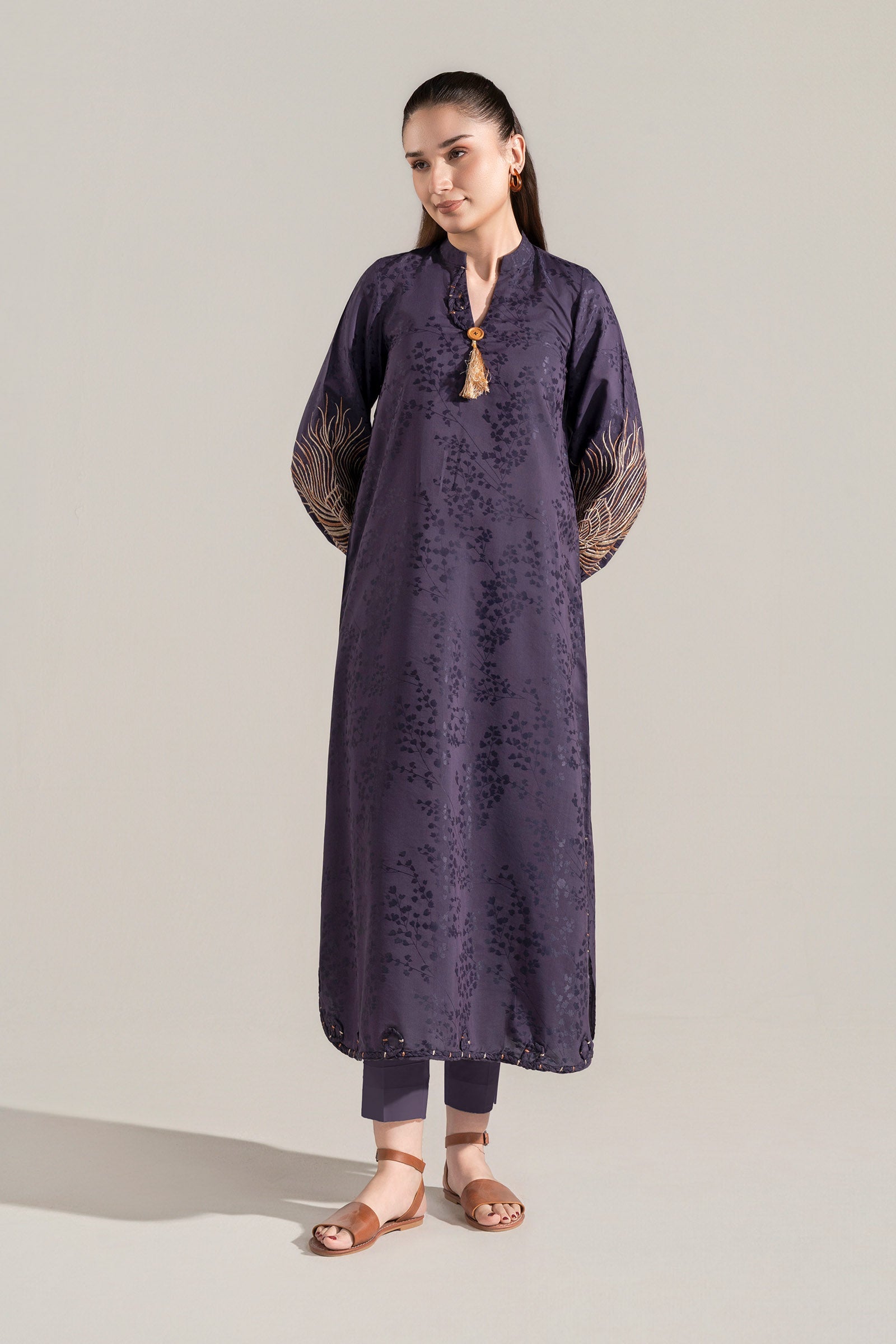 Embroidered Twill Shirt