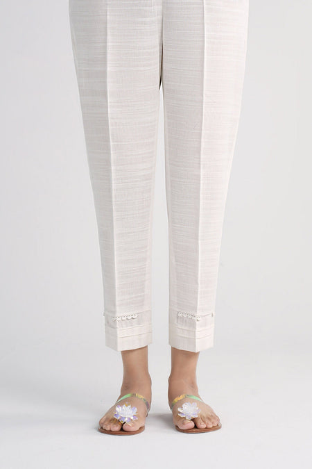 Dyed Slub Khaddar Trouser