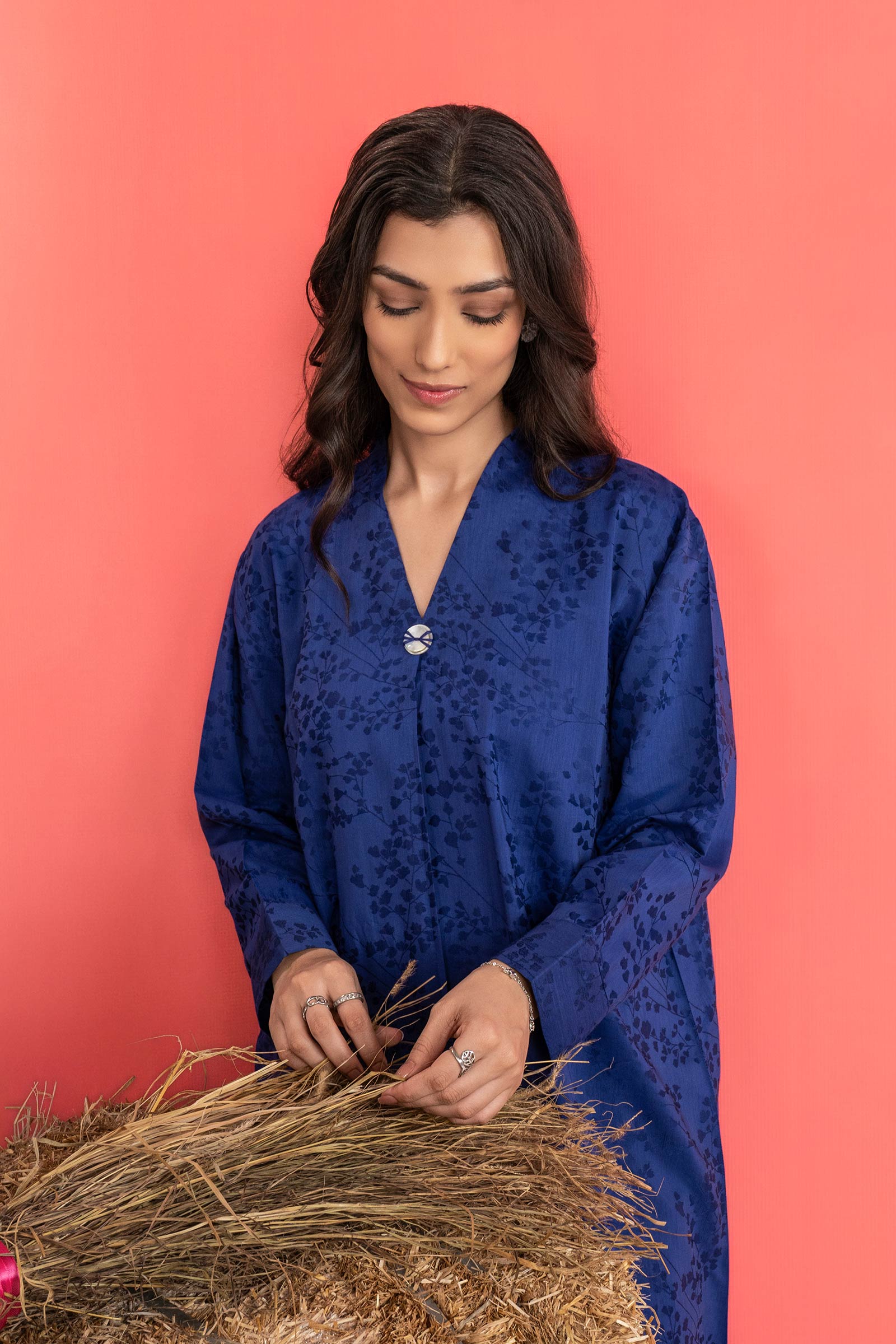 2 Pc Dyed Filament Viscose Suit