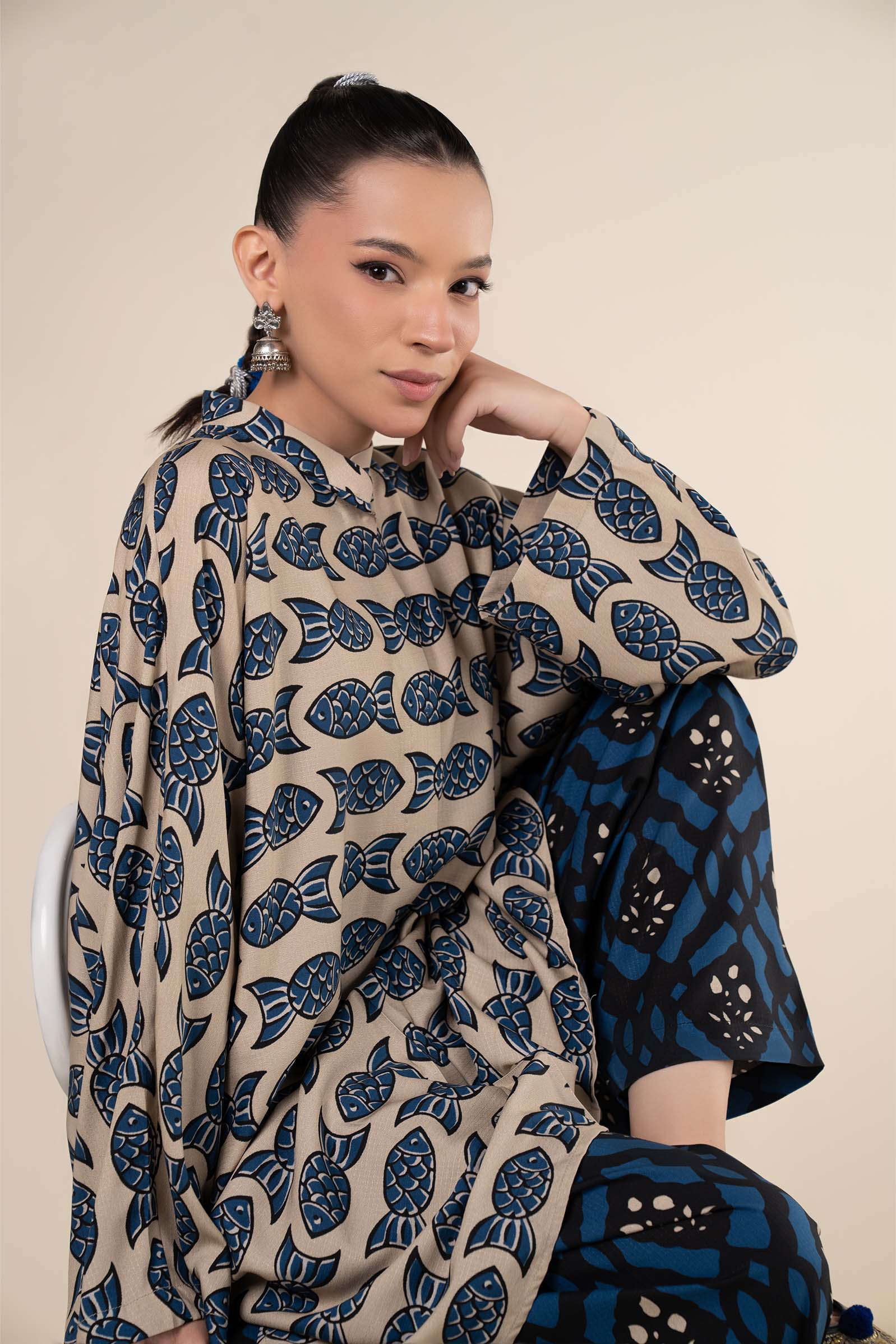 2 Pc Printed Ripstop Suit