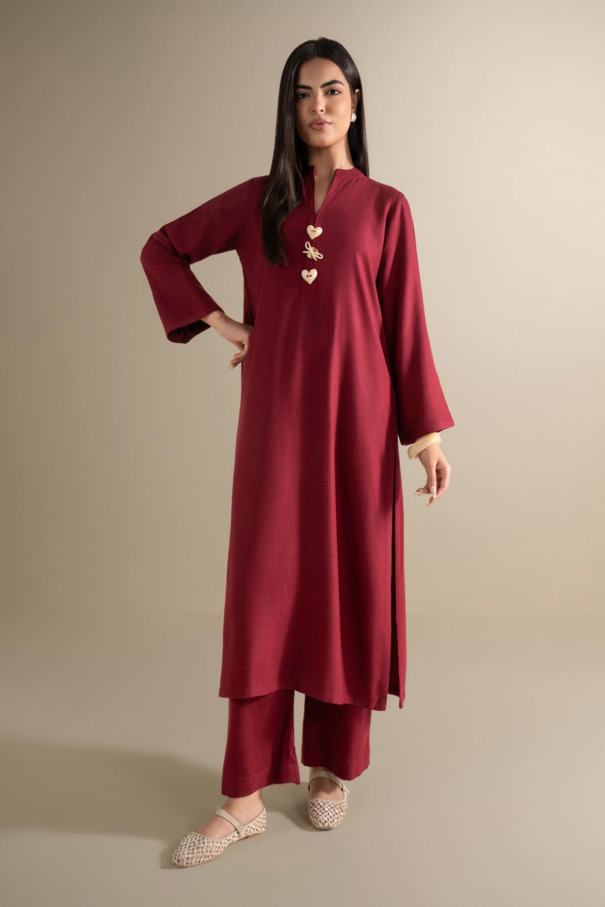 2 Pc Dyed Alpine Wool Suit