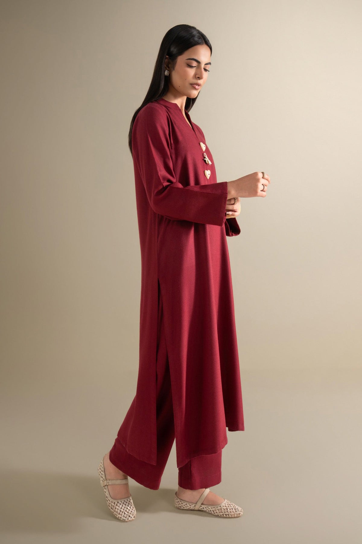 2 Pc Dyed Alpine Wool Suit