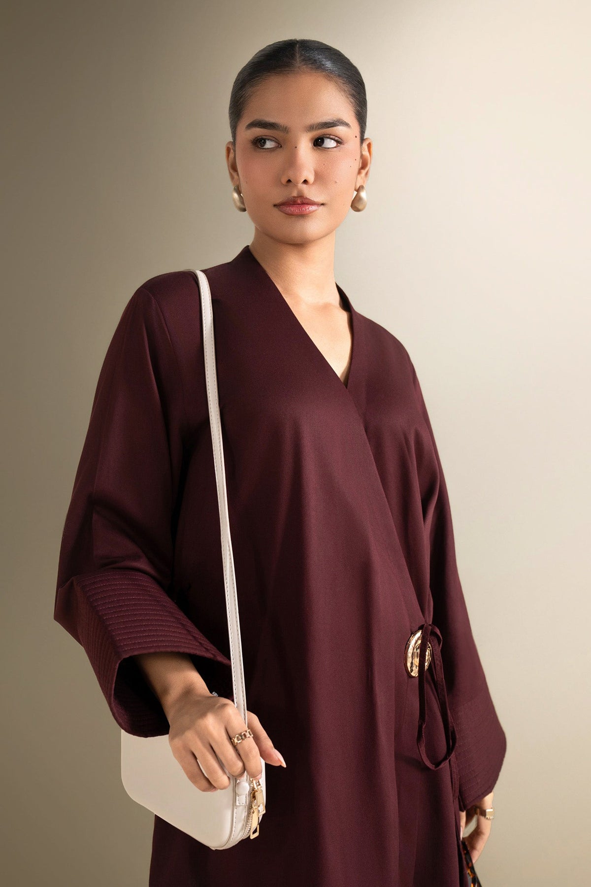 2 Pc Dyed Twill Suit - MBD1052-ESM-MRN