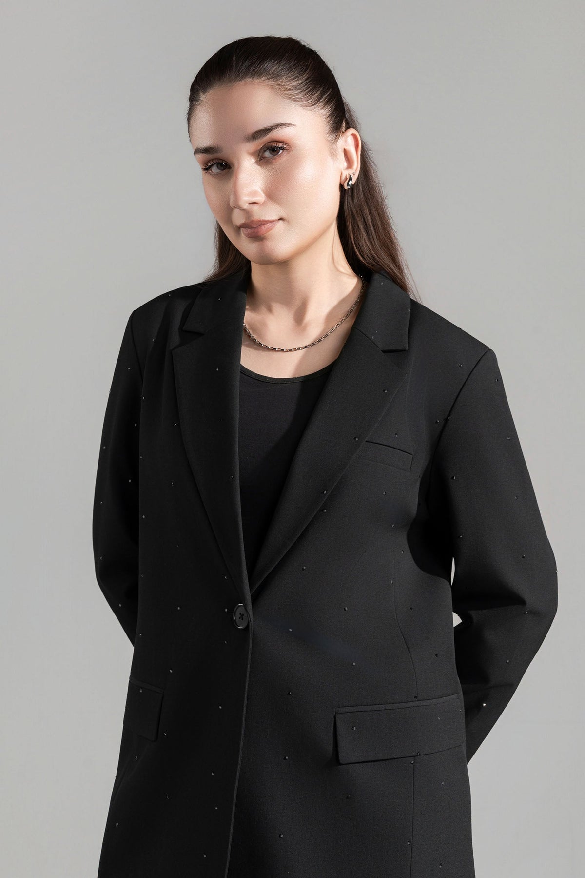 Embellished Blazer