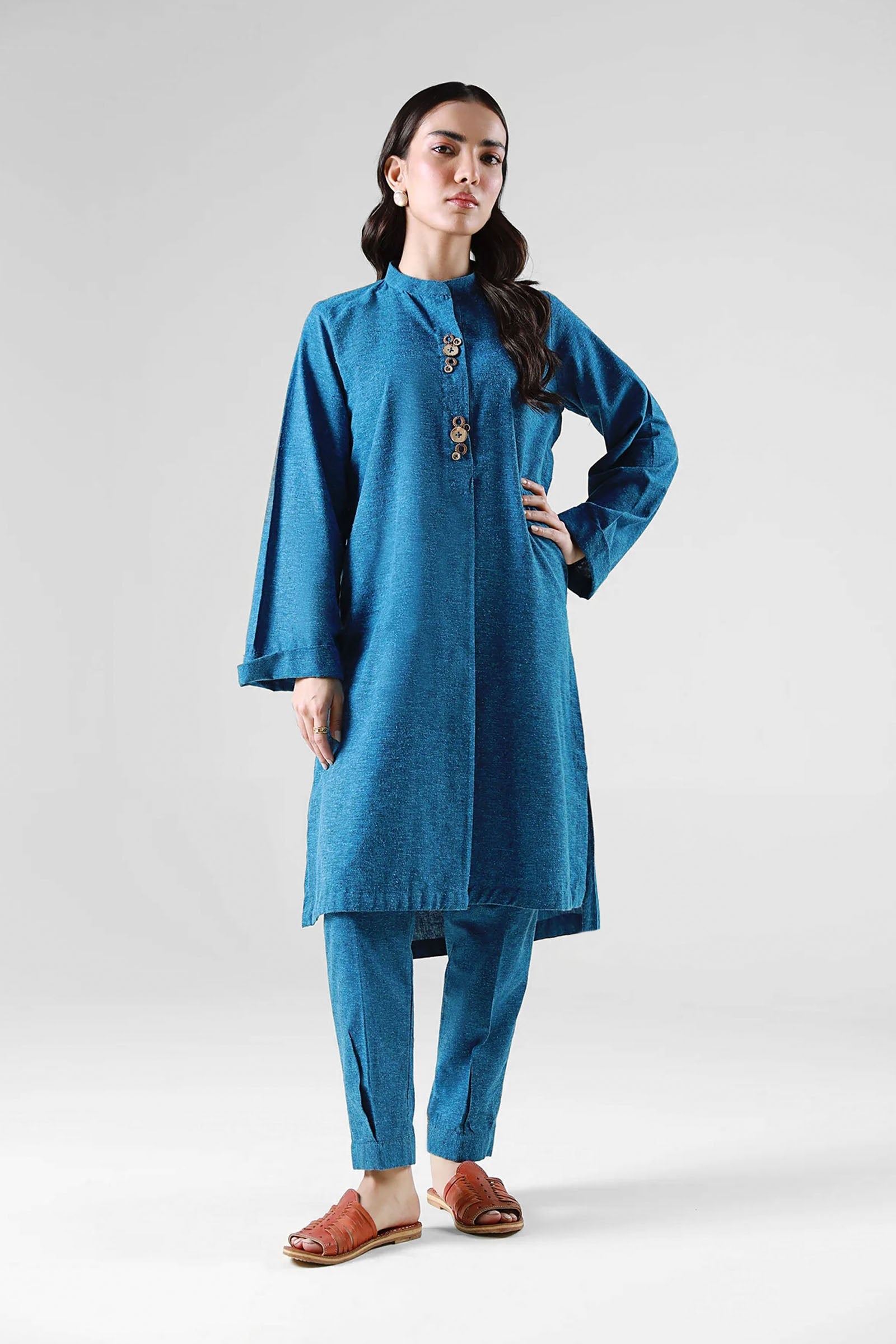2 Pc Yarn Dyed Suit
