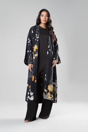 Printed Khaddar Kimono Jacket