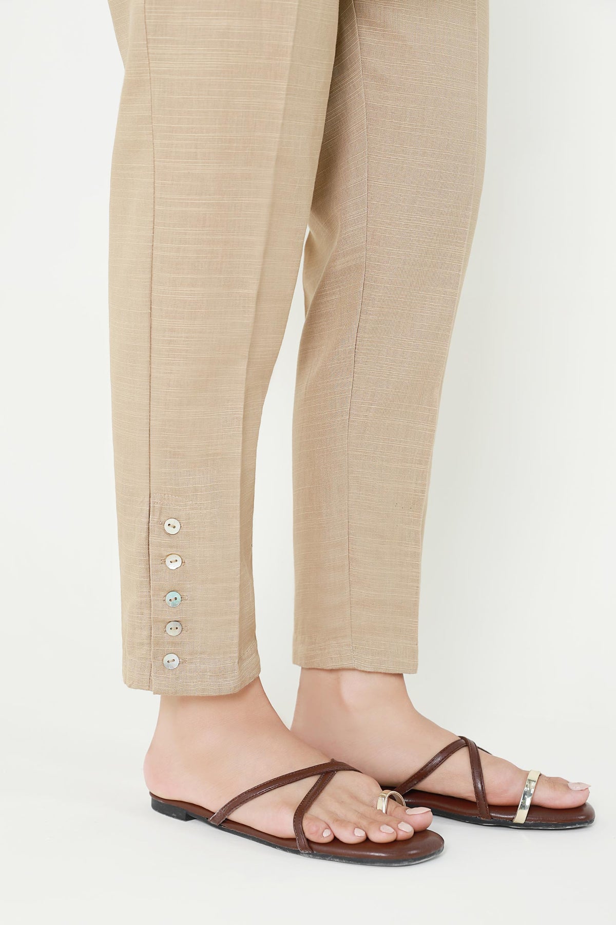 Dyed Khaddar Trouser