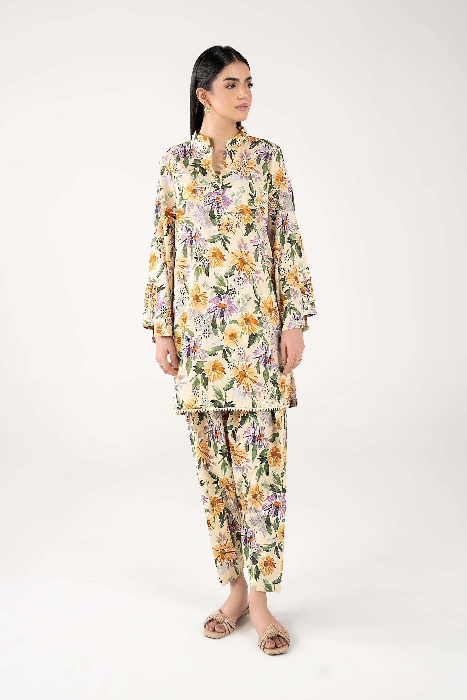 2 Pc Embroidered Lawn Suit