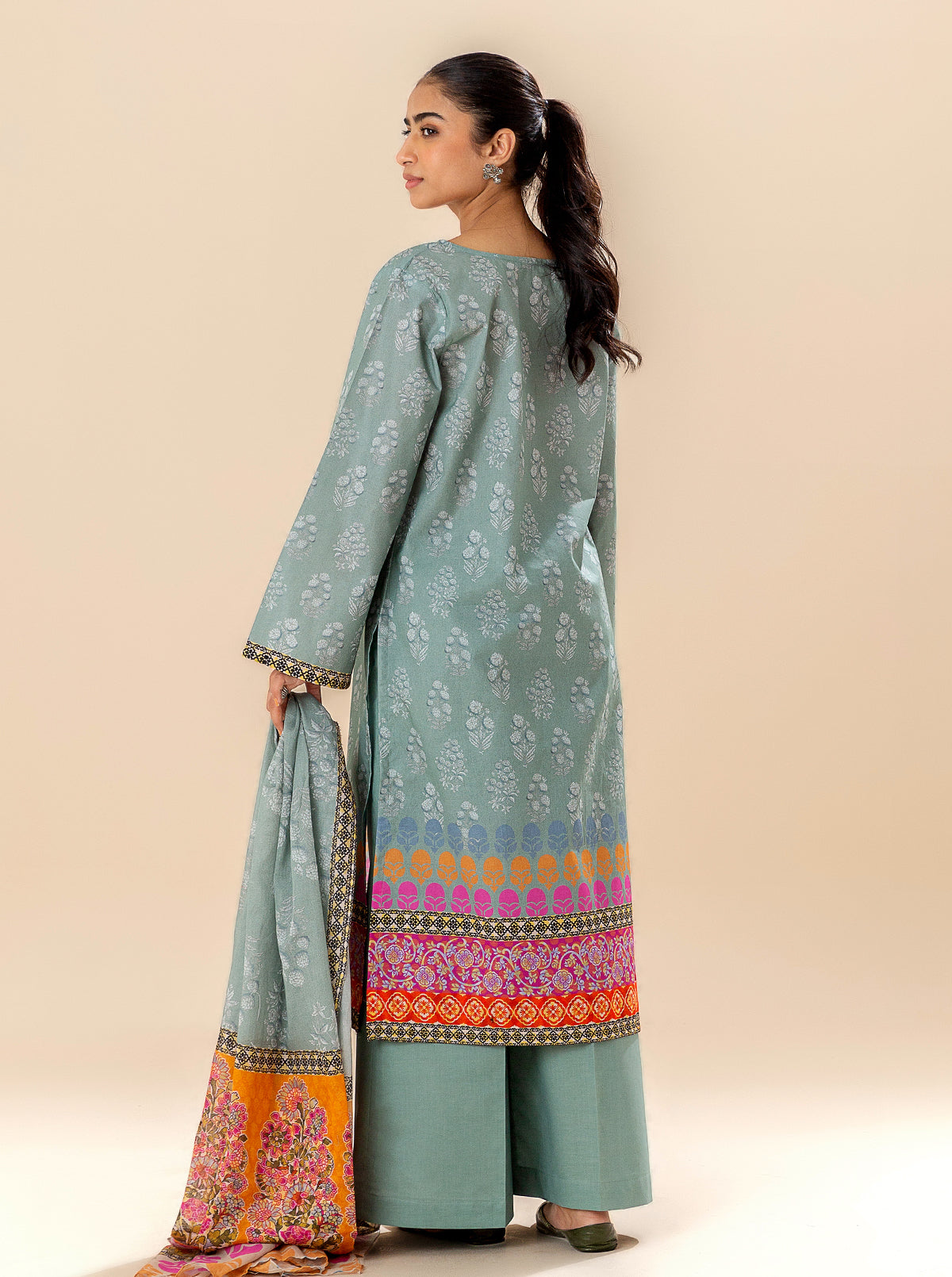 2 Piece Printed Lawn -Slate Verve (Unstitched)