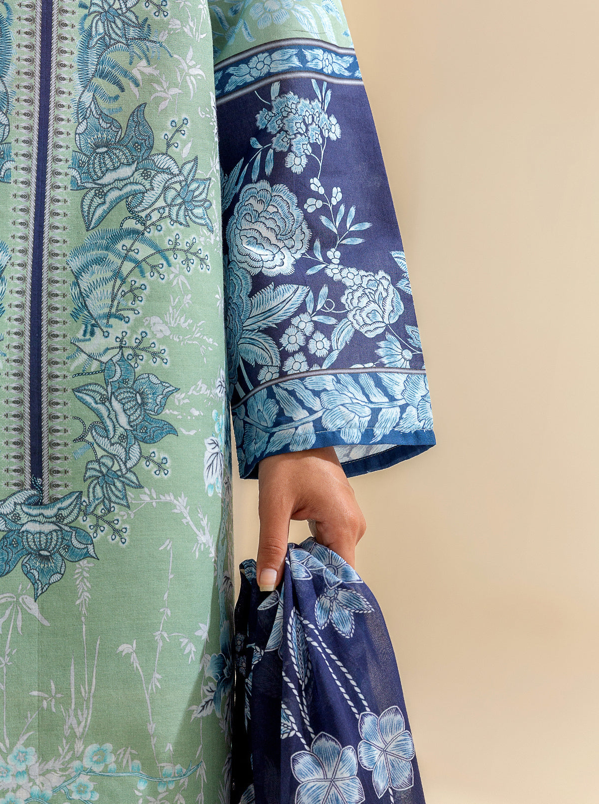 3 Piece Printed Lawn Suit (Unstitched)