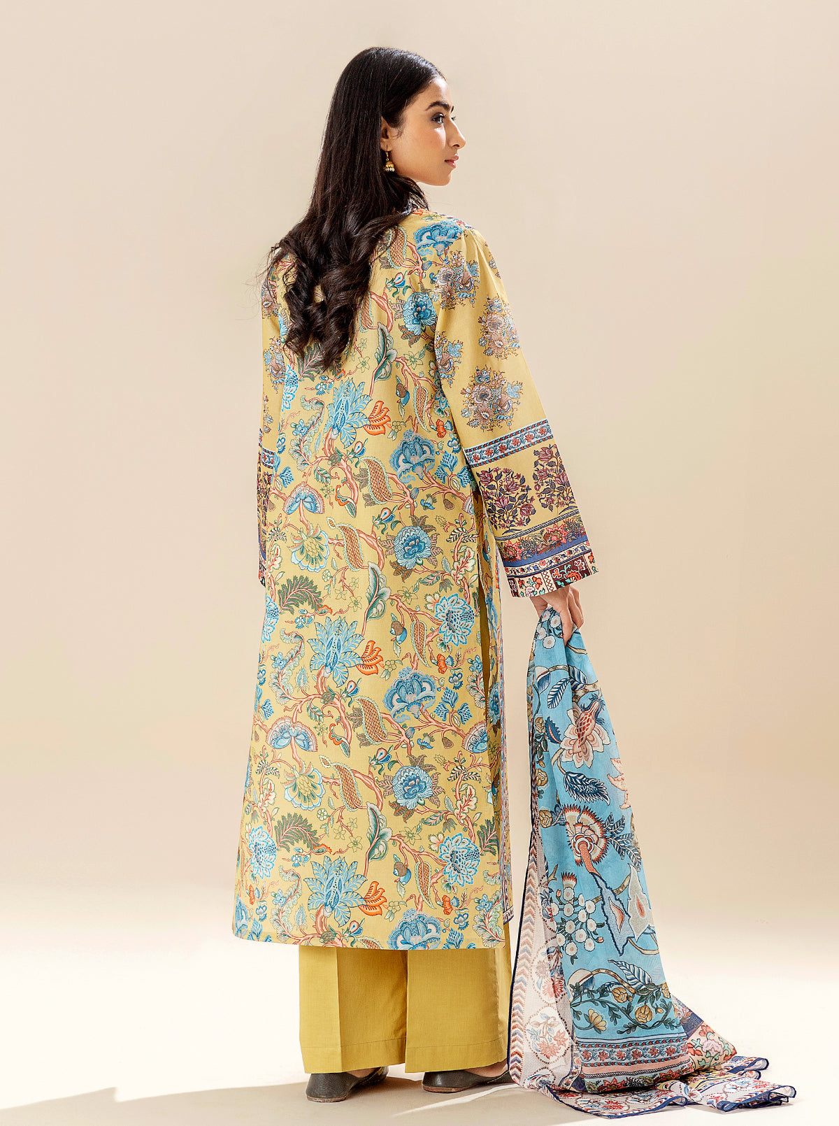 3 Piece Printed Lawn Suit (Unstitched)