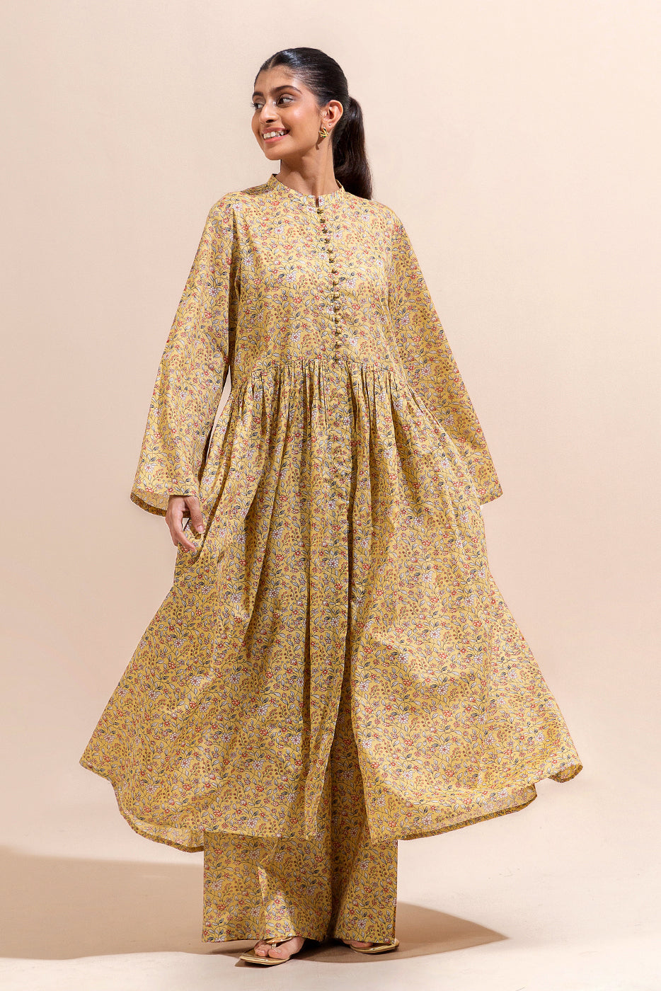 2 Piece Printed Lawn Suit-Sunday Sauna (Unstitched)