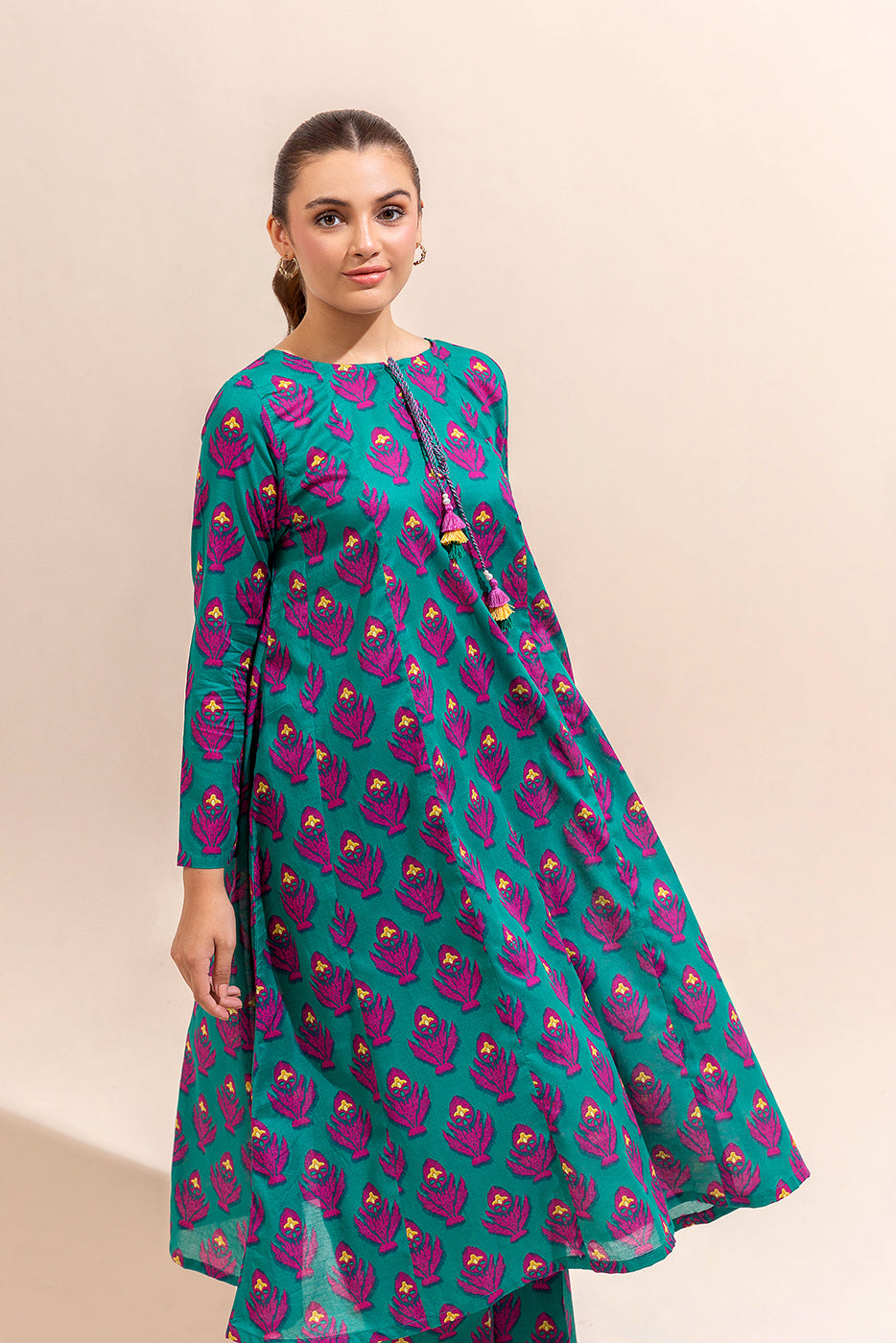 2 Piece Printed Lawn Suit-Vivid Evening (Unstitched)