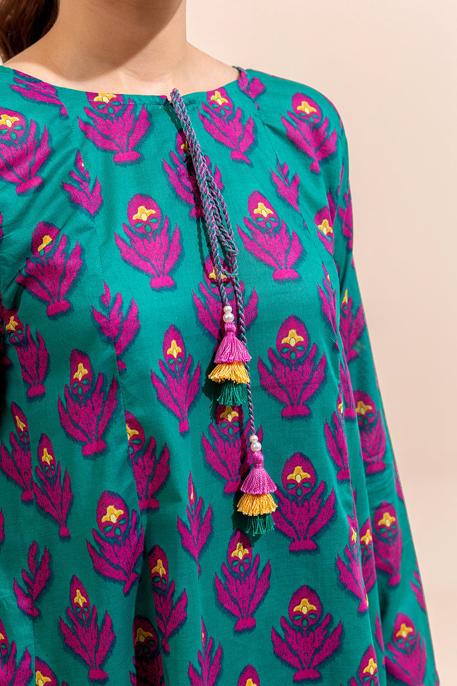2 Piece Printed Lawn Suit-Vivid Evening (Unstitched)