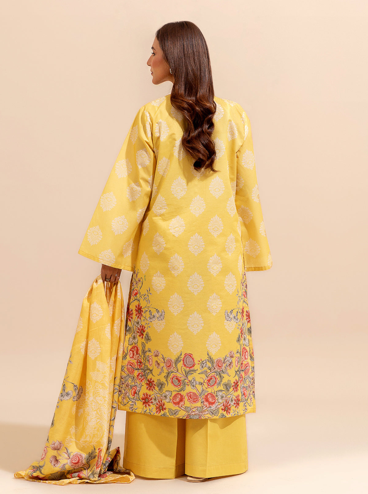 2 Piece Printed Lawn Suit-Hue Mystery (Unstitched)