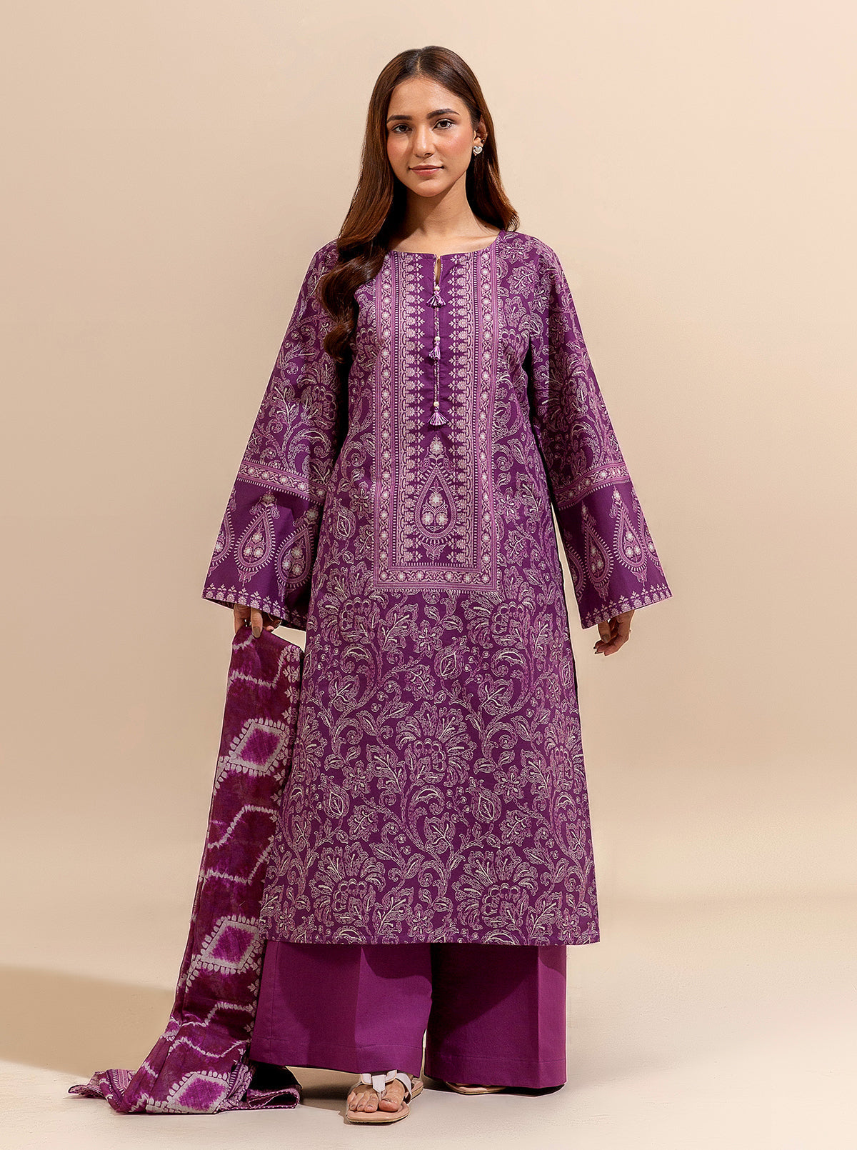 2 Piece Printed Lawn Suit-Magic Malevolence (Unstitched)