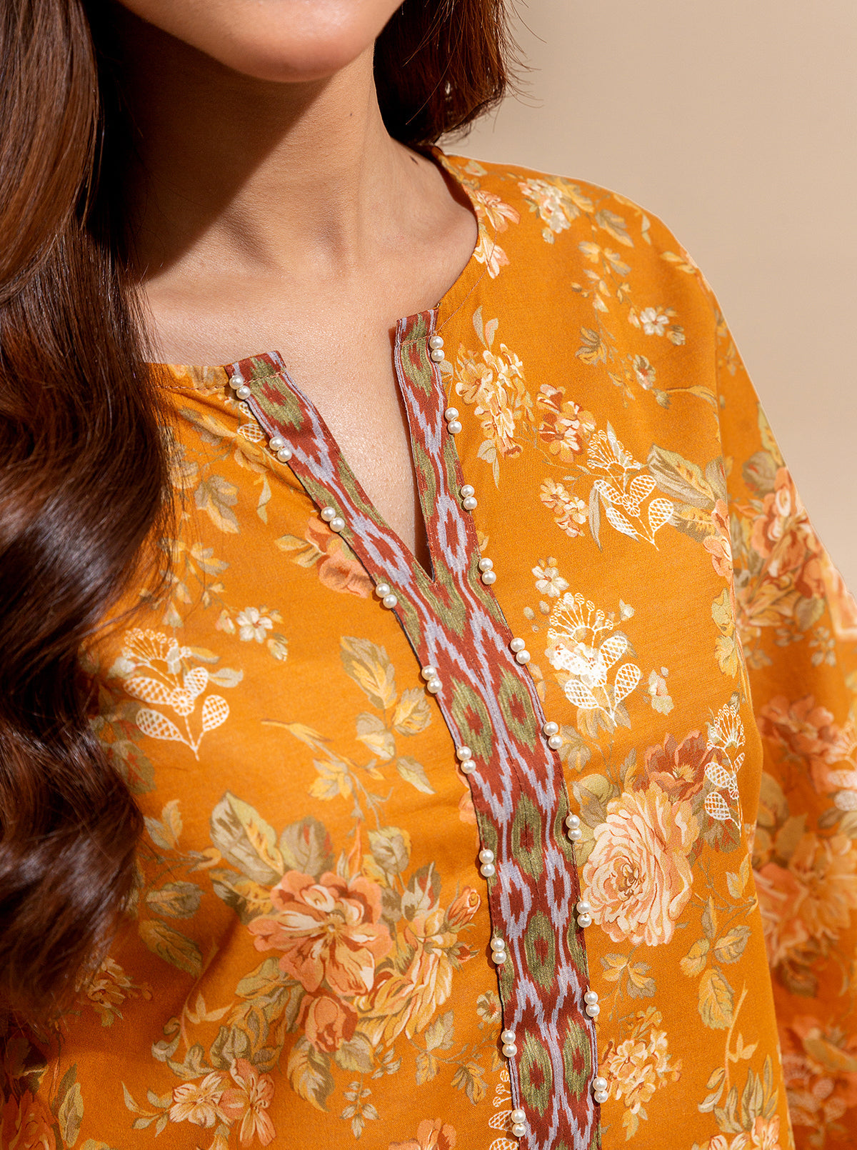 2 Piece Printed Lawn Suit-Summer Fruit (Unstitched)