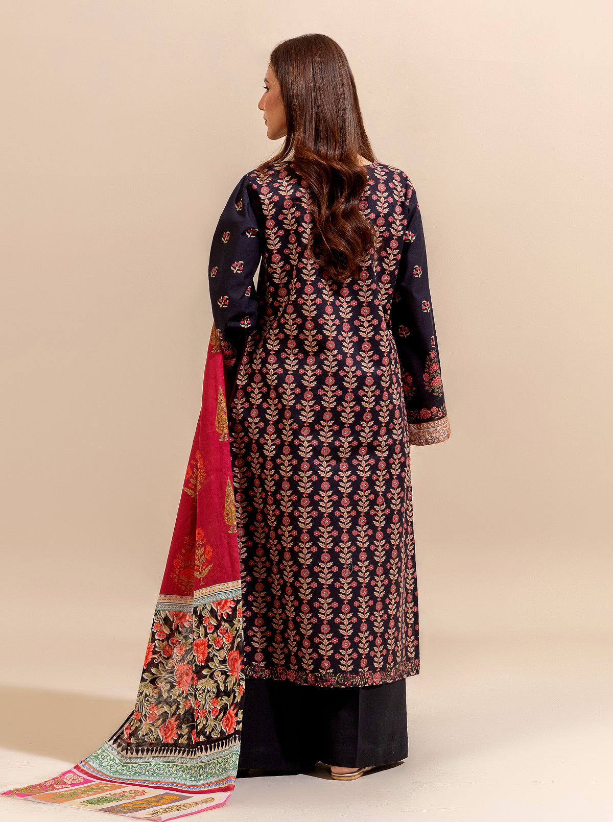 2 Piece Printed Lawn Suit-Regal Ways (Unstitched)
