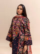 2 Piece Printed Lawn Suit-Ebony Garden (Unstitched)