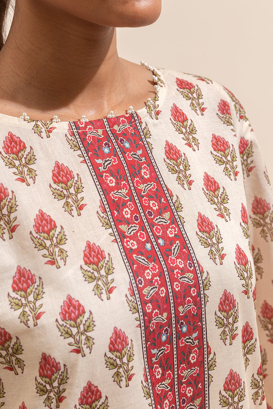 3 Piece Printed Lawn Suit-Timeless Trance (Unstitched)