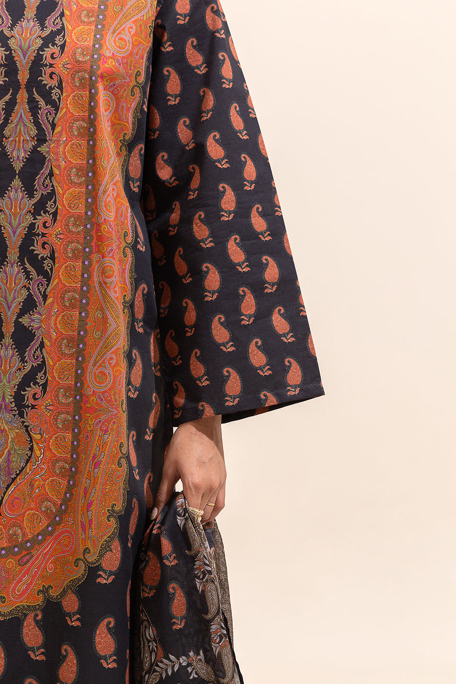 3 Piece Printed Lawn Suit-Mystique Sunset (Unstitched)