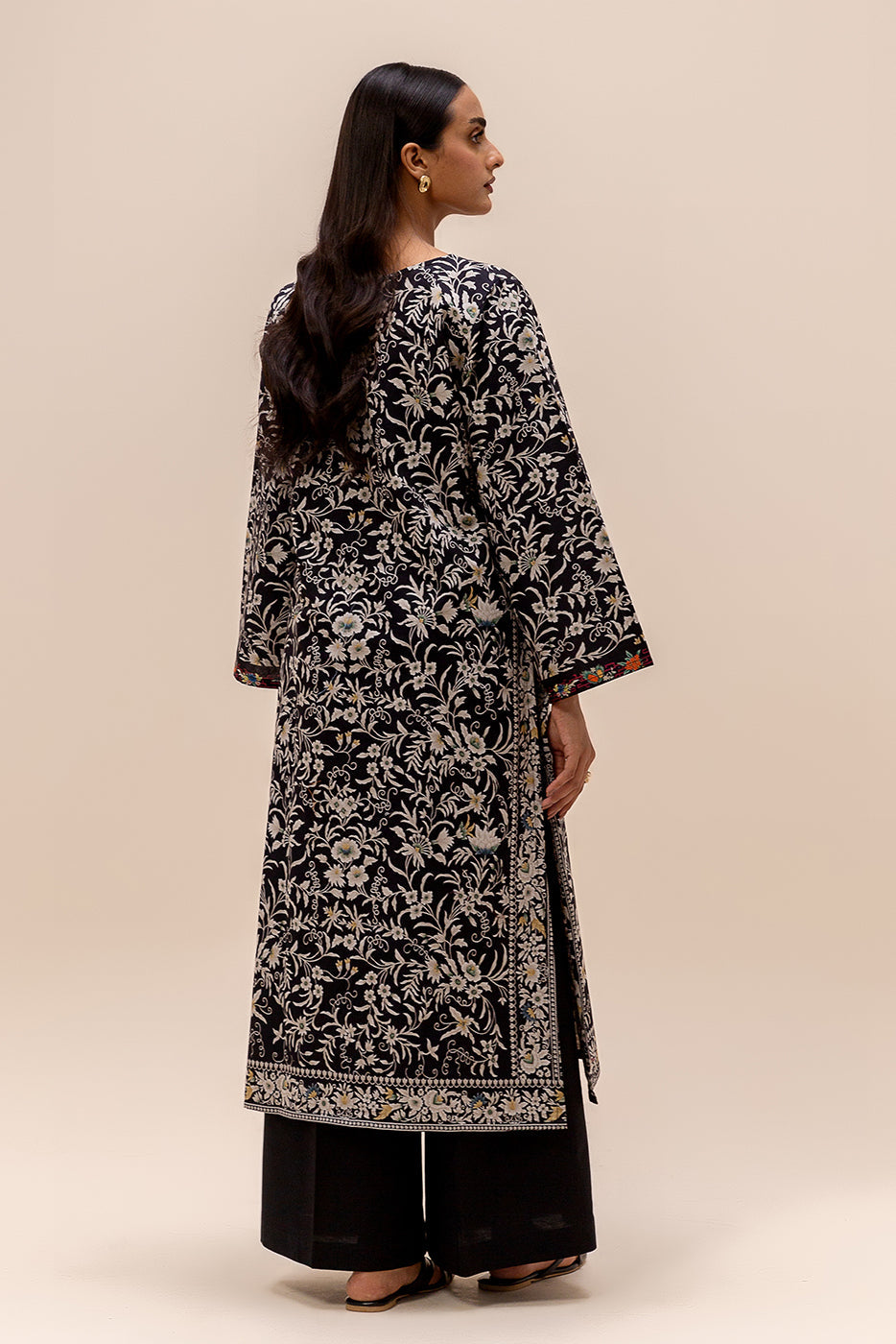 2 Piece Printed Lawn Suit-Mystery Night (Unstitched)