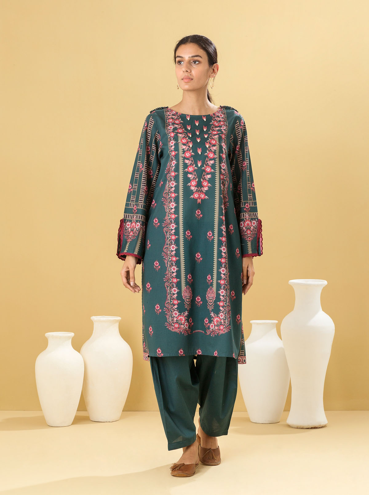 1 PIECE - PRINTED LAWN SHIRT - DREAMY HAZE